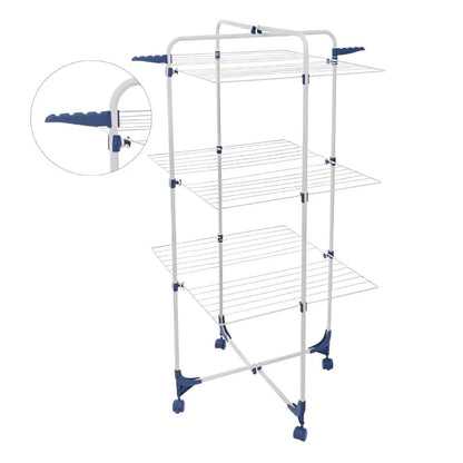 Uscător de rufe pliabil, 3 niveluri, compact 105 cm