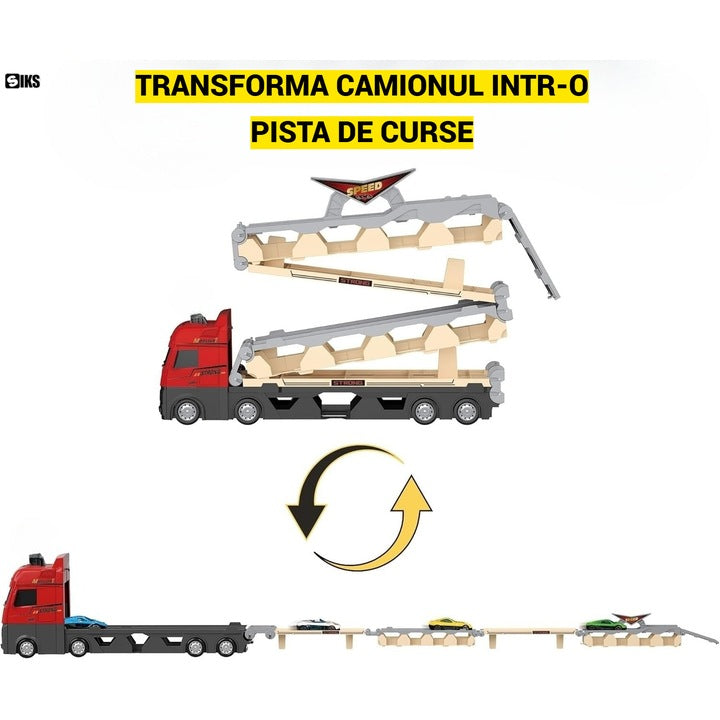 Trailer Transportor Mașinuțe cu Catapultă - Pliabil