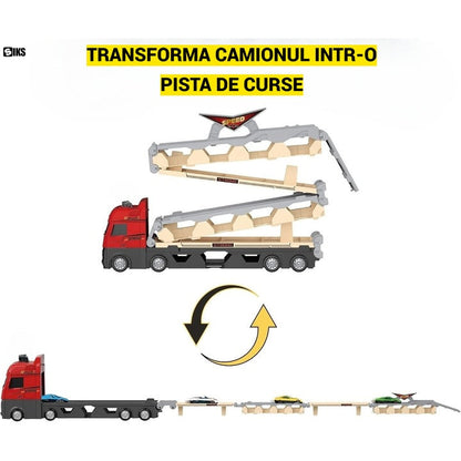 Trailer Transportor Mașinuțe cu Catapultă - Pliabil