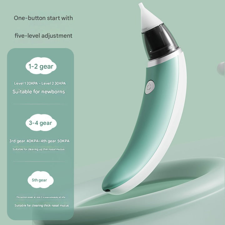 Aspirator Nazal Electric Copii, Reîncărcabil, 2 Capete