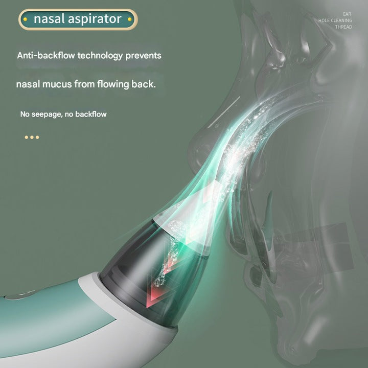 Aspirator Nazal Electric Copii, Reîncărcabil, 2 Capete