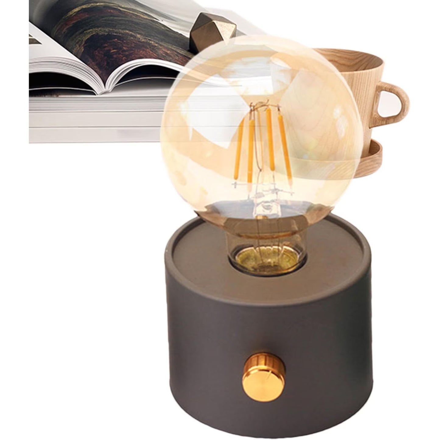 Veioza LED Lumina Calda, abil cu Incarcare USB