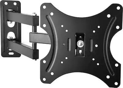 Suport tv de perete cu brat pivotant 14” – 55”, Greutate Suportata 50kg, Negru, jrh
